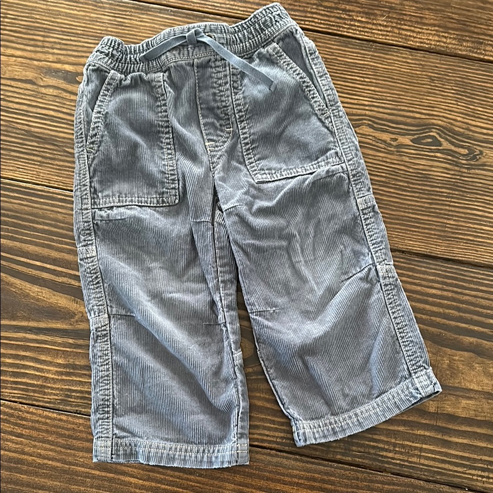 Kids Gray Corduroy Pants